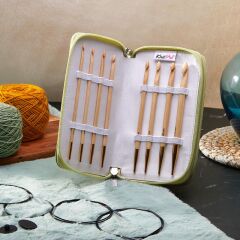 KnitPro Bambu Tunus İşi Misinalı Tığ Seti 22554