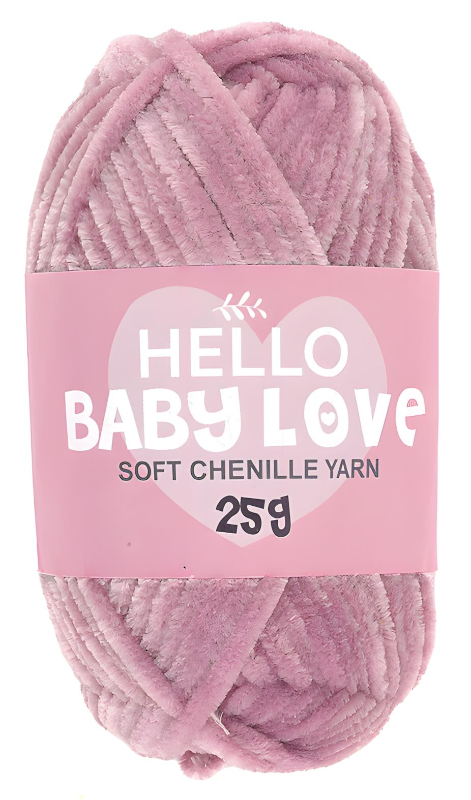 Hello Baby Love Şönil Kadife Punch İpliği 25 gr 218 Açık Mor