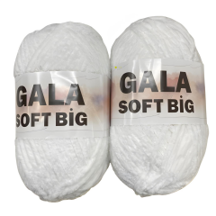 Gala Soft Big Kadife El Örgü İpliği 2'li Set 500 gr