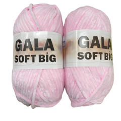 Gala Soft Big Kadife El Örgü İpliği 2'li Set 500 gr
