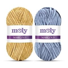 Moly Marigold Kadife El Örgü İpliği 100 gr