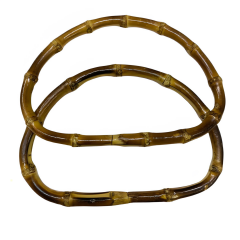 Elegant Bambu Çanta Sapı D  Model 15 cm DK4