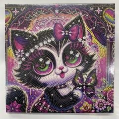 Tuval 5D Yapışan Boncuk Mozaik Tablo 25*25 cm LM06