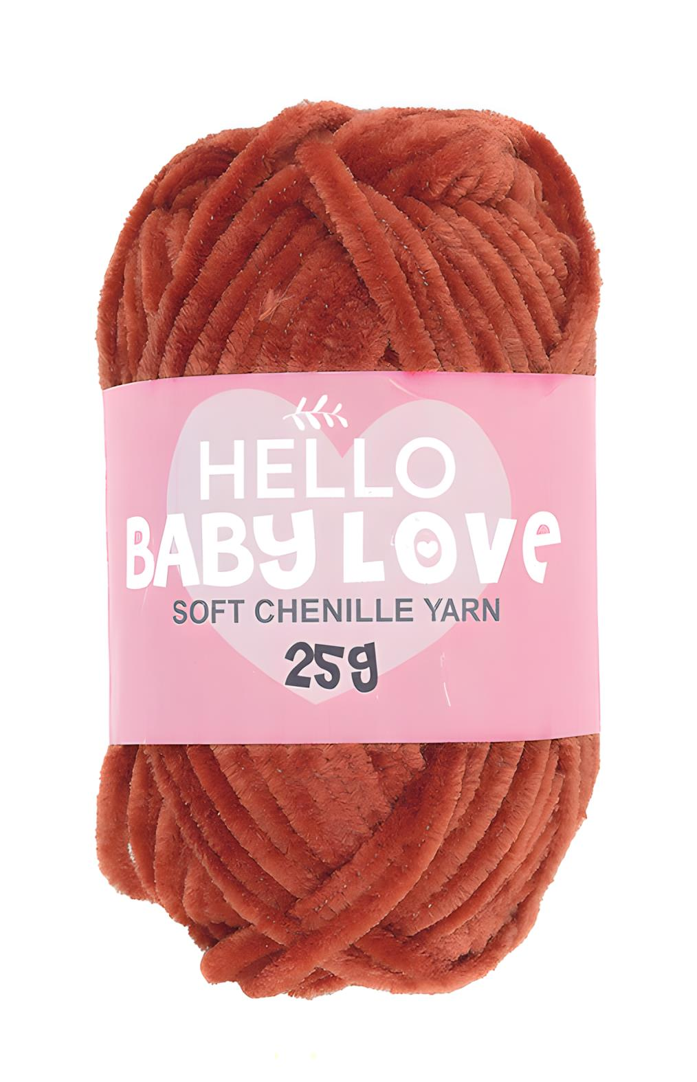 Hello Baby Love Şönil Kadife Punch İpliği 25 gr 224 Taba
