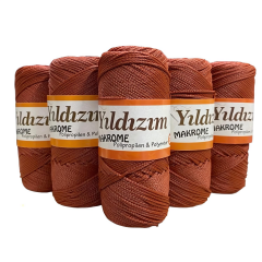 Yıldızım Polyester Makrome İpi 5'li Set 500 gr