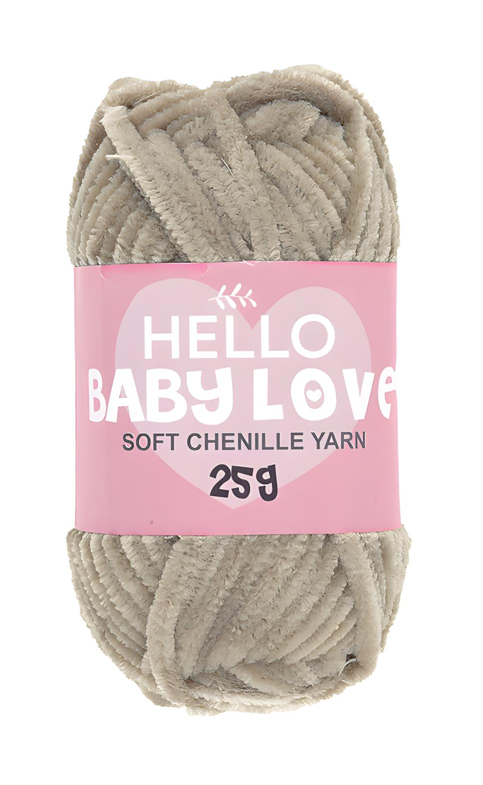Hello Baby Love Şönil Kadife Punch İpliği 25 gr 227 Bej