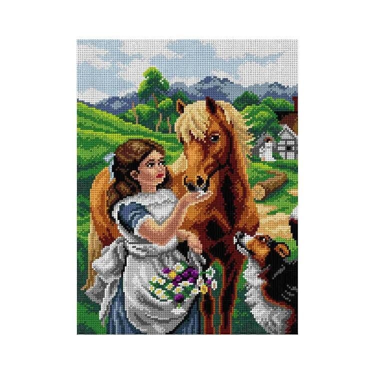 Orchidea Baskılı Goblen At 2924 30*40 cm