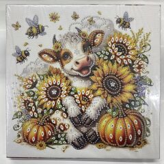 Tuval 5D Yapışan Boncuk Mozaik Tablo 25*25 cm YY83
