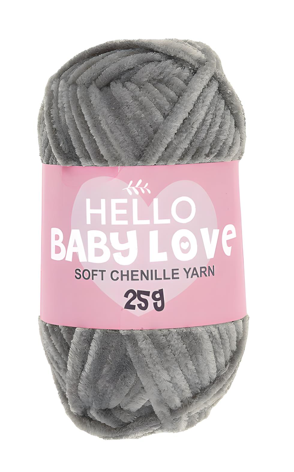 Hello Baby Love Şönil Kadife Punch İpliği 25 gr 228 Vizon