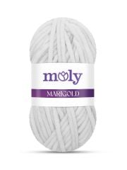 Moly Marigold Kadife El Örgü İpliği 100 gr 041 Beyaz