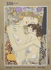 Seg Baskılı Goblen 929 396 Les Ages De La Vie 45x60cm Tablo Pano Nü