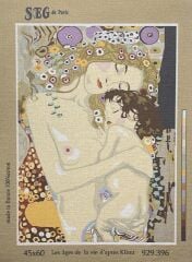 Seg Baskılı Goblen 929 396 Les Ages De La Vie 45x60cm Tablo Pano Nü
