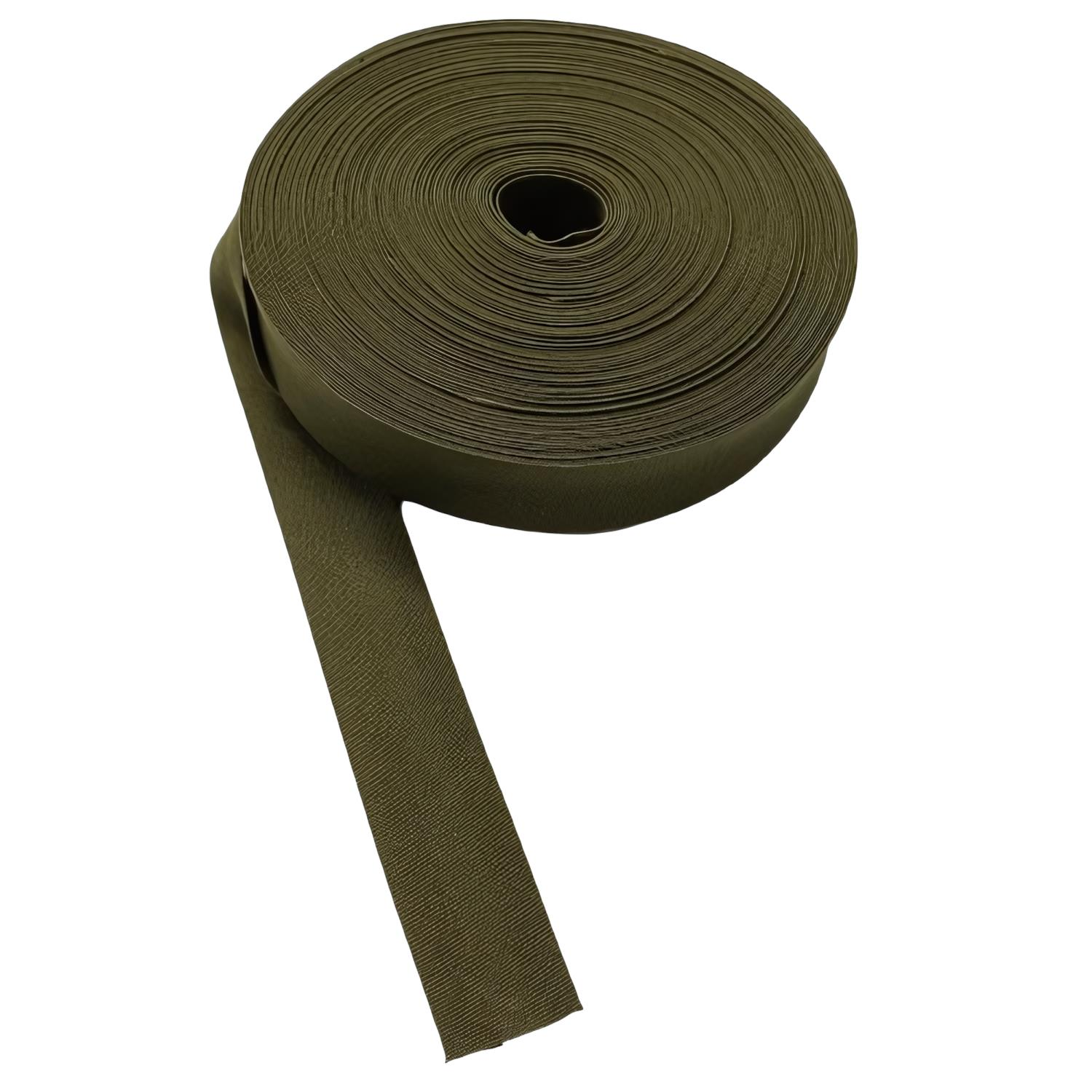 Şık Cotton Koton Katlı Biye 2 cm 25 mt 18 Haki