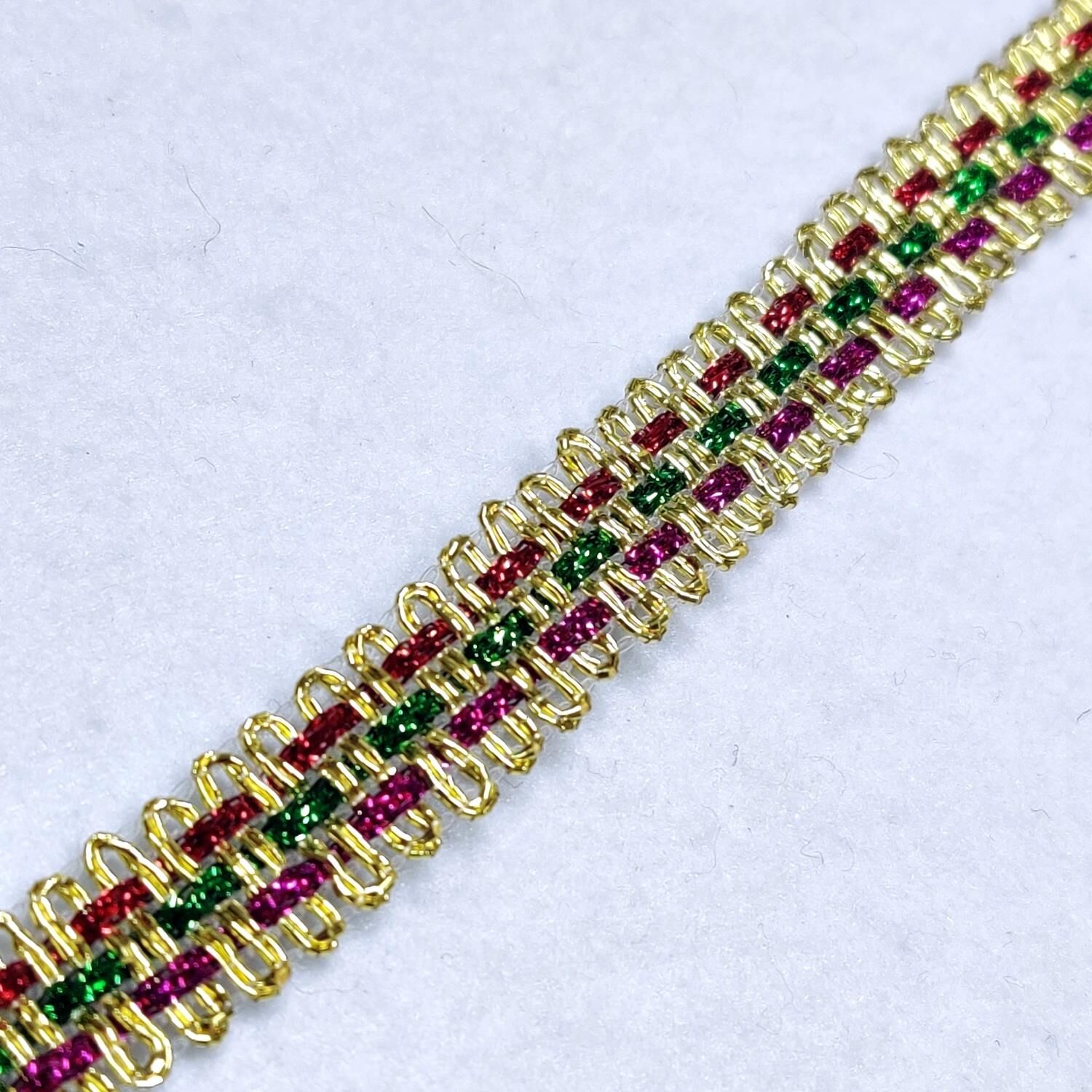 Simli Harç Kurdele Dantel 18 metre 1hkda04