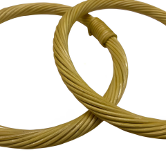 Elegant Bambu Rattan Çanta Sapı O  Model 17 cm K110