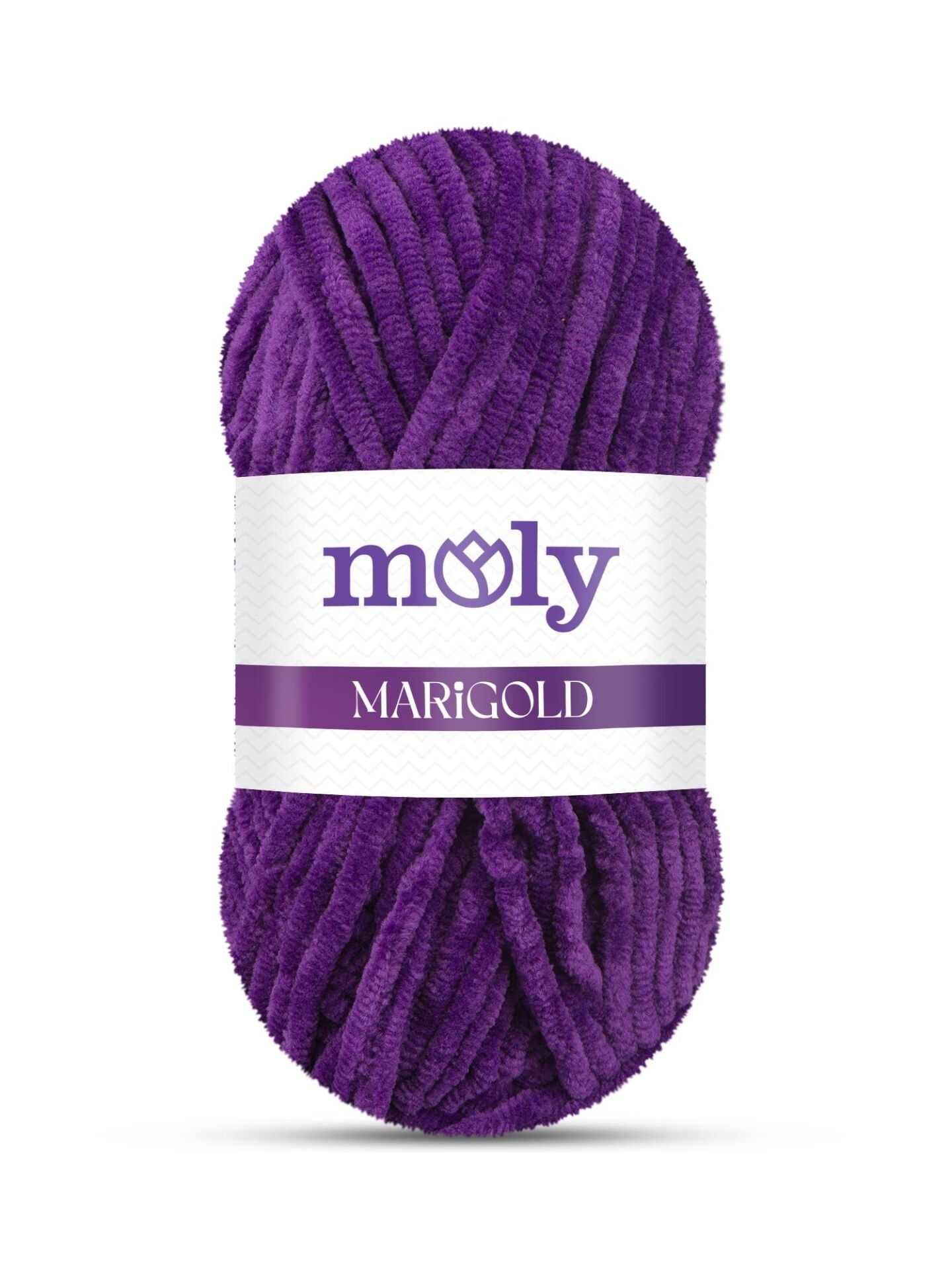Moly Marigold Kadife El Örgü İpliği 100 gr 055 Mor