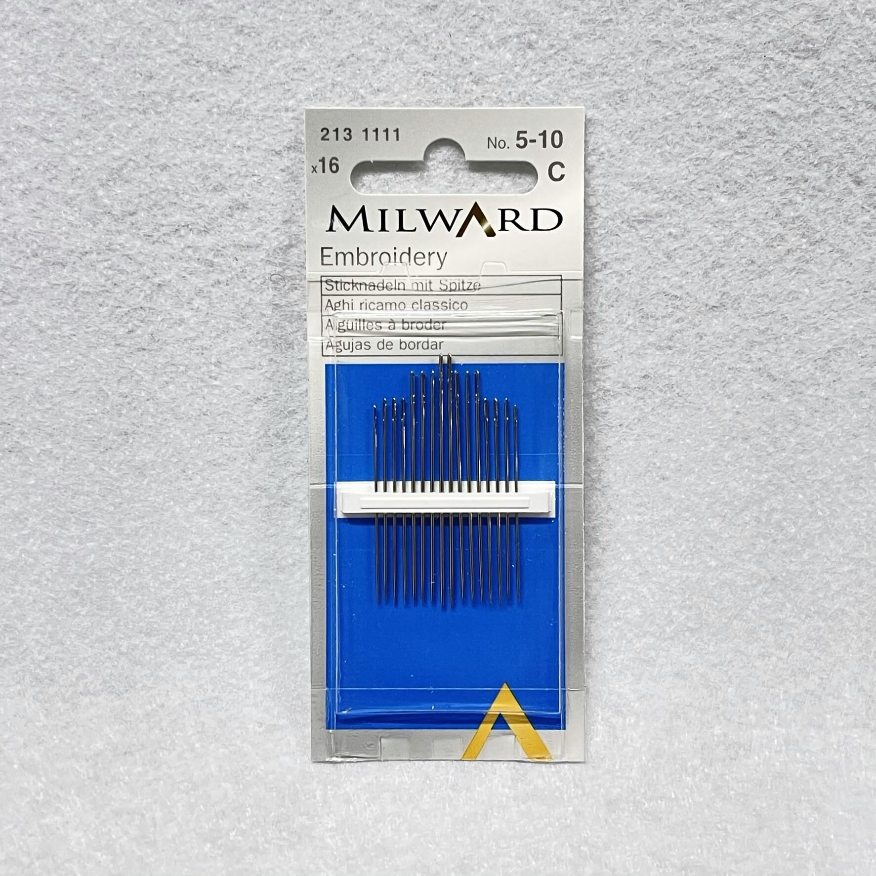 Milward Dikiş Nakış İğnesi No:5/10 16lı 2131111