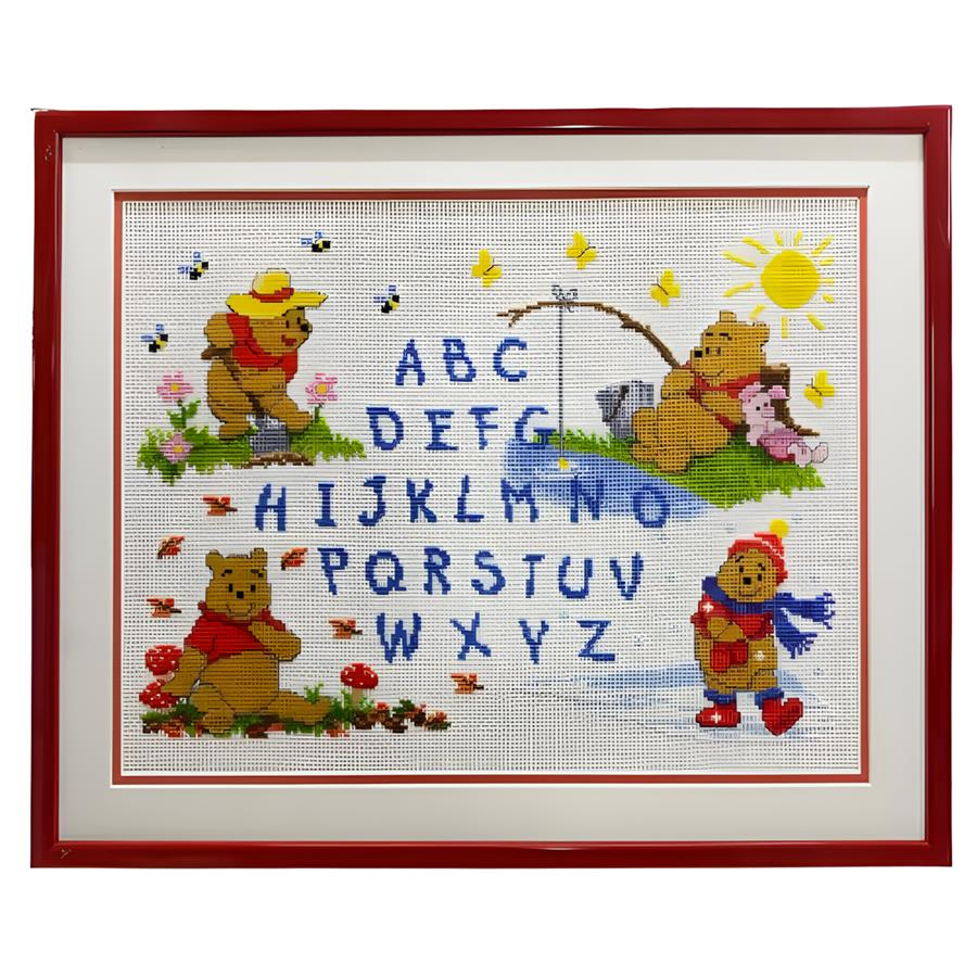 Vervaco Çerçeveli İşlenmiş Etamin Kanaviçe Tablosu Red17