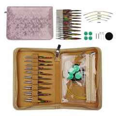 Elegant Abanoz Ağacı Misinalı Şiş Seti mx013