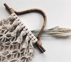 Elegant Bambu Çanta Sapı IU  Model 18 cm KU18