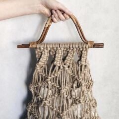 Elegant Bambu Çanta Sapı IU  Model 18 cm KU18