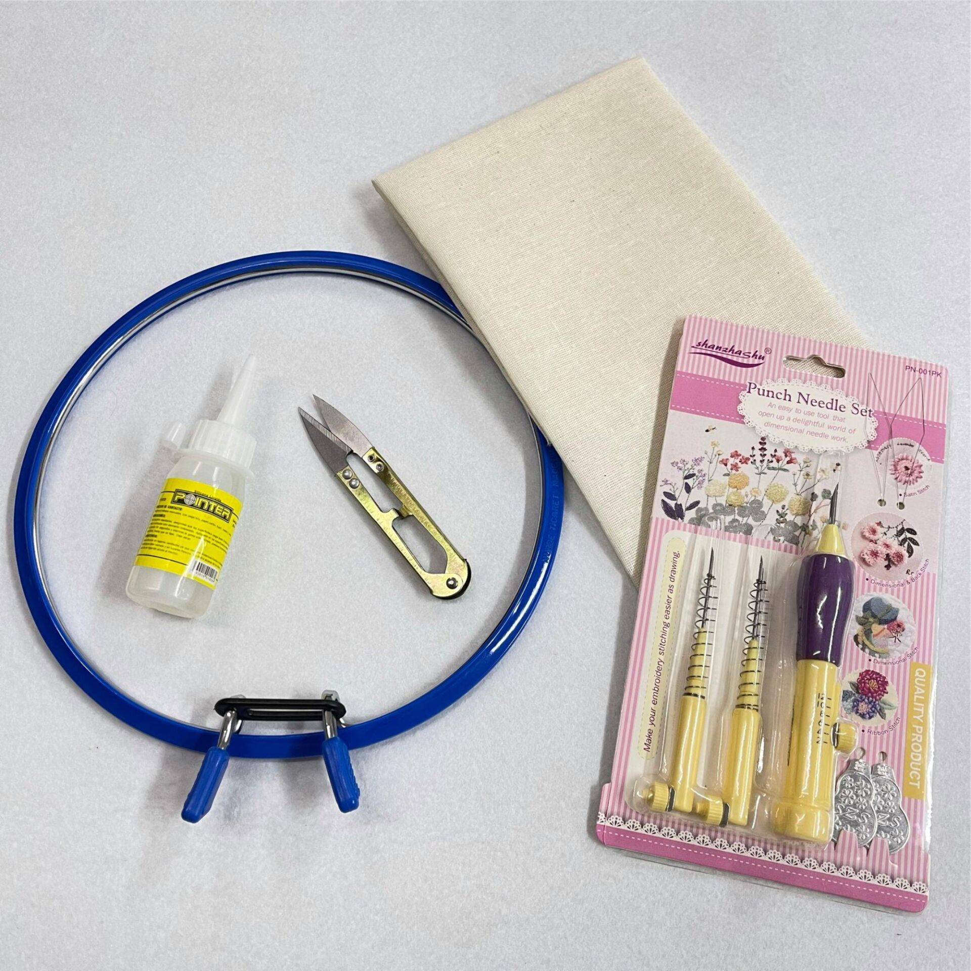 Punch Panç Nakış Seti 3 İpliksiz Set