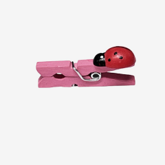 Minik Mandal Ahşap - Uğur Böcekli