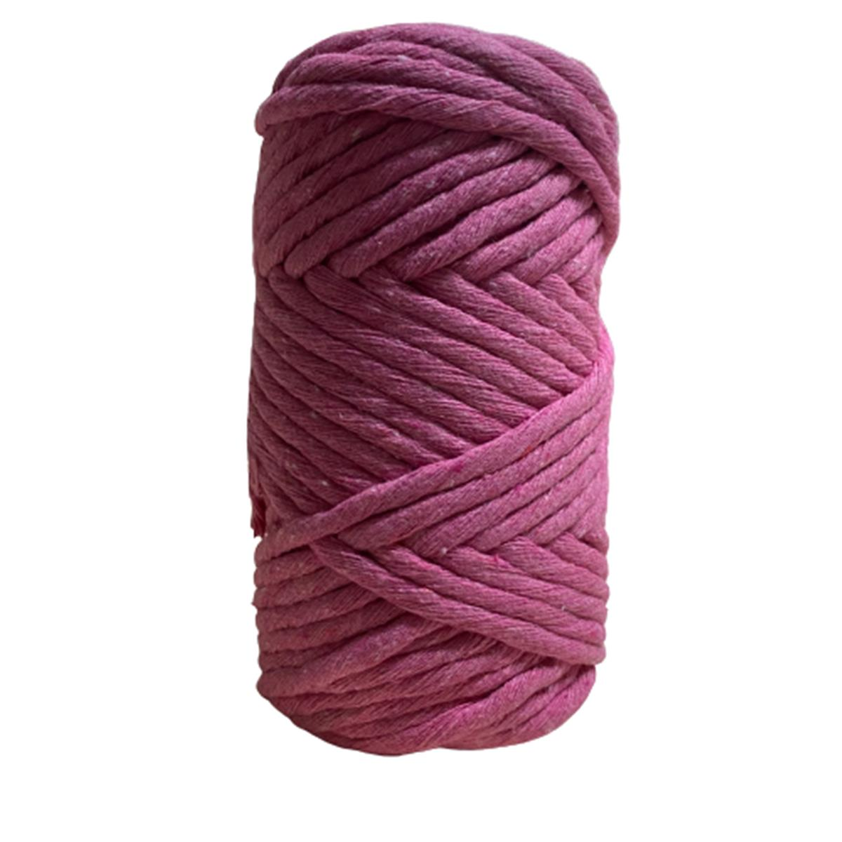 Elegantshop Taranan Taranabilir Makrome İpi Pamuk Cotton Koton 250 gr 20 Gül Pembe