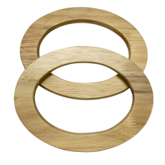 Elegant Ahşap Çanta Sapı O Model 11*15 cm AH1