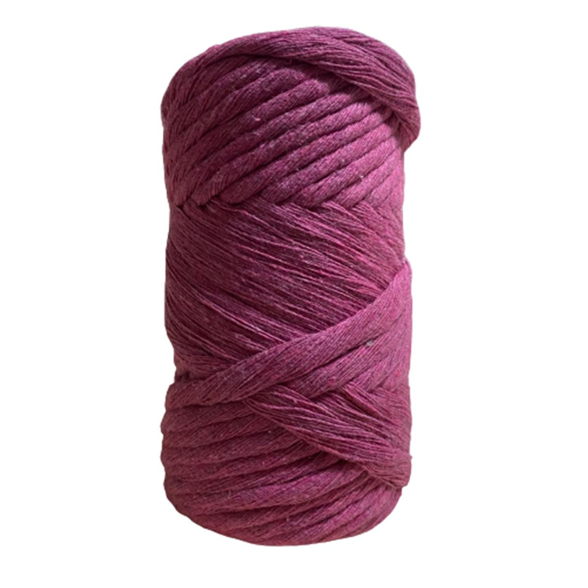 Elegantshop Taranan Taranabilir Makrome İpi Pamuk Cotton Koton 250 gr 21 Fuşya