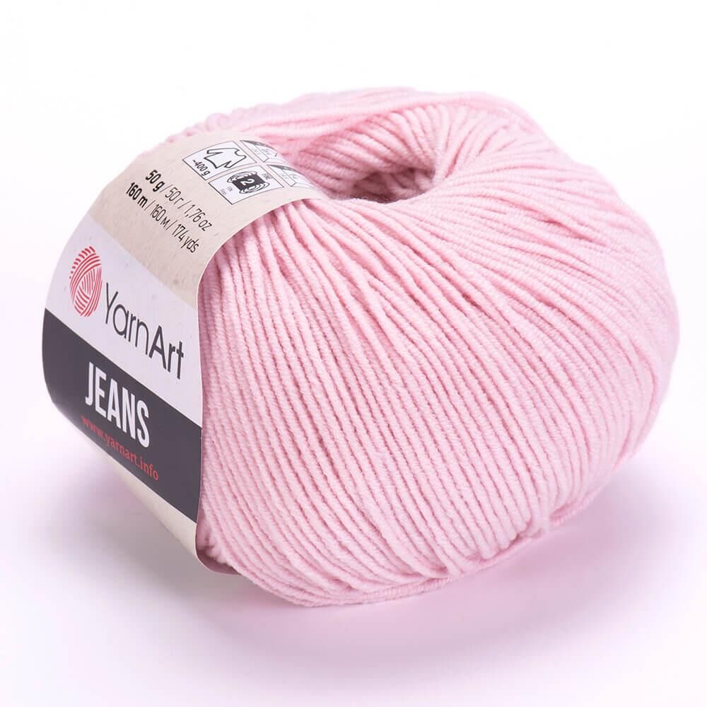 YarnArt Jeans 50gr Pamuk Cotton Amigurumi El Örgü İpi İpliği Yünü 18 Açık Pembe
