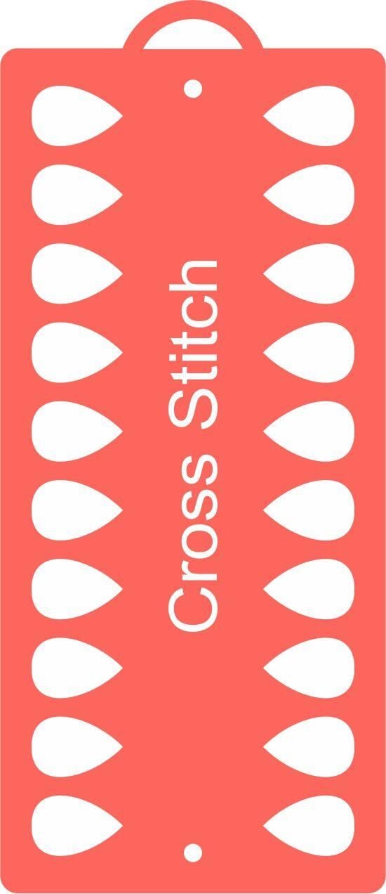 Cross Stitch Muline İplik Sarım Kartelası 1nksy01 Turuncu