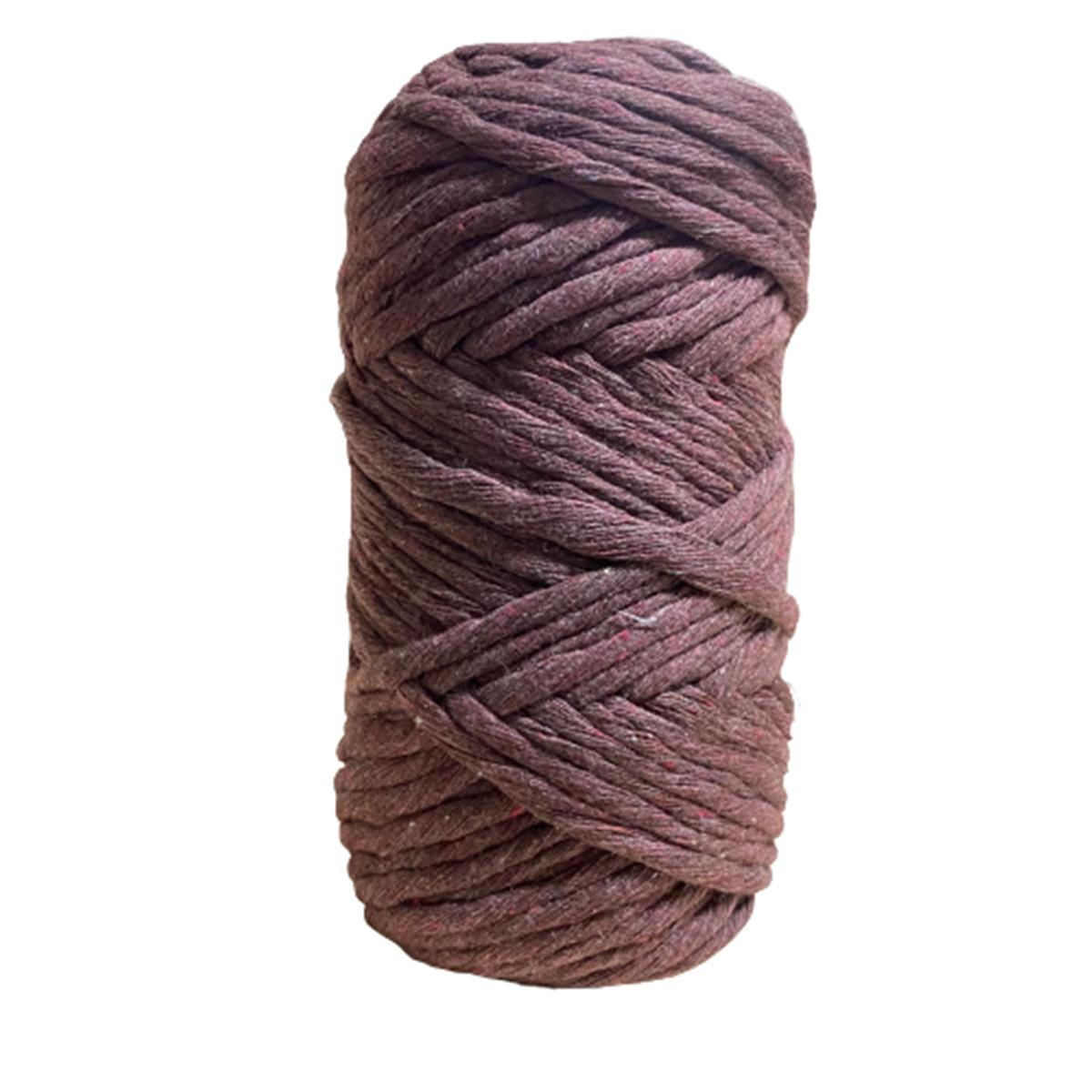 Elegantshop Taranan Taranabilir Makrome İpi Pamuk Cotton Koton 250 gr 24 Koyu Kiremit