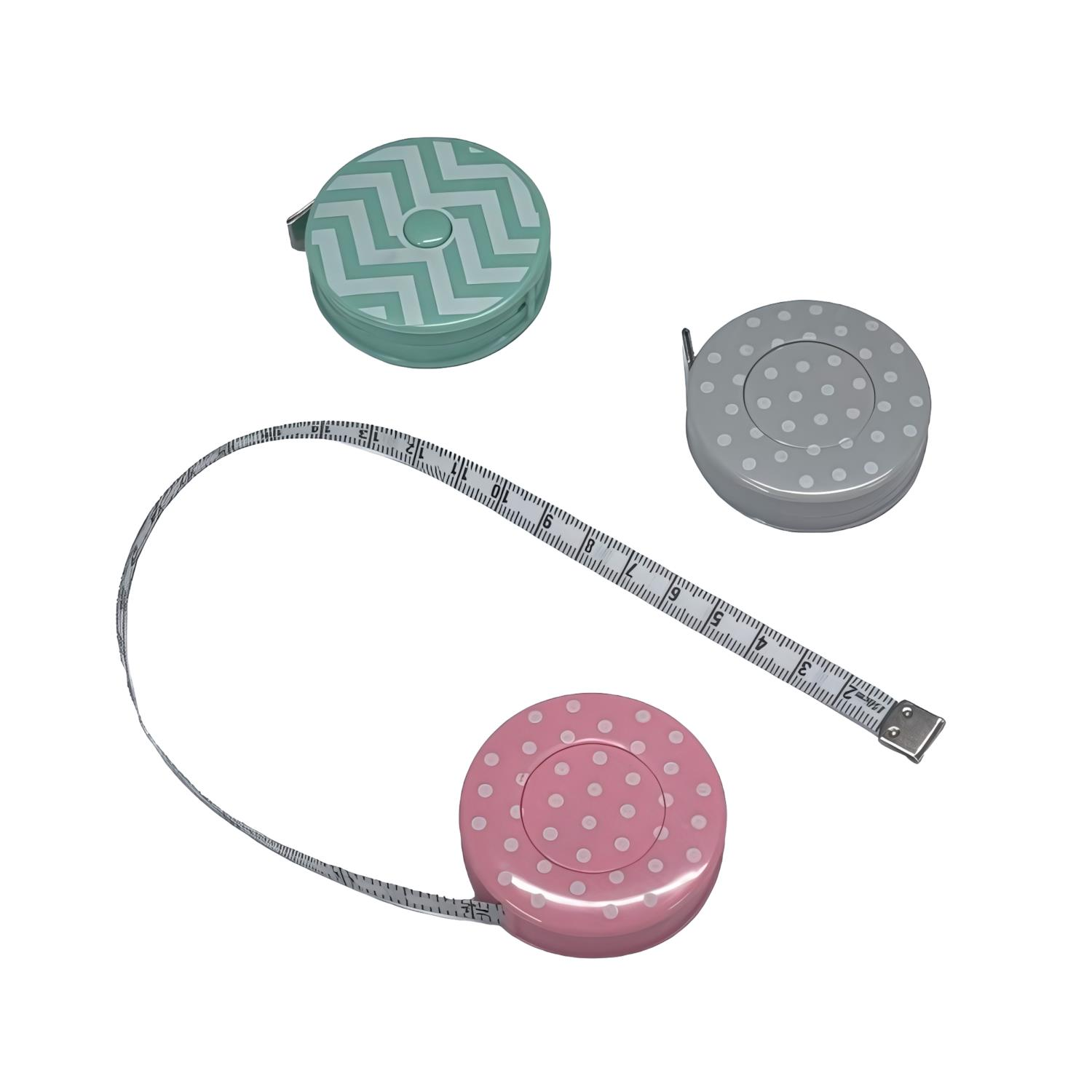 Otomatik Mezura Mezro Measure 150 cm polka3