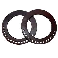 Elegant Ahşap Çanta Sapı O Model 15 cm AH9