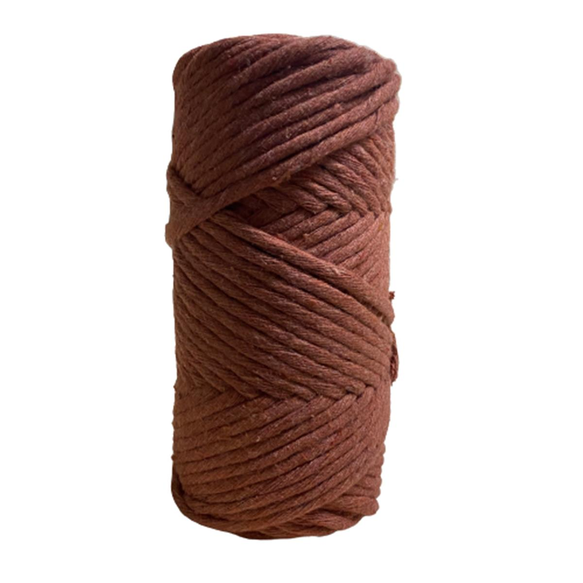 Elegantshop Taranan Taranabilir Makrome İpi Pamuk Cotton Koton 250 gr 26 Kiremit