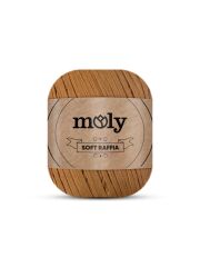 Moly Yumuşak Soft Raffia Rafya 50 gr SR34 Kahve
