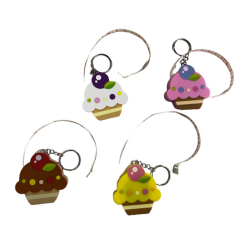 Şekilli Otomatik Mezura Mezure Mezro 150cm 1dksy03 Cupcake Sarı