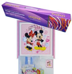 Losiya 1153 Minnie Mickey Boncuk Mozaik Goblen Tablo Pano