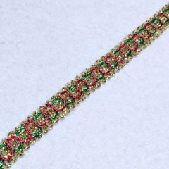 Simli Harç Kurdele Dantel 18 metre 1hkda09