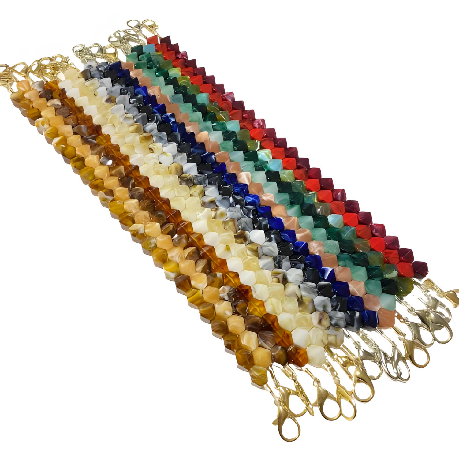 Akrilik Boncuklu Çanta Sapı 41,5 cm KS16