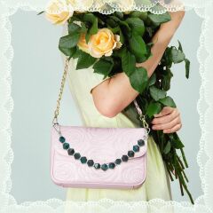 Akrilik Boncuklu Çanta Sapı 41,5 cm KS16