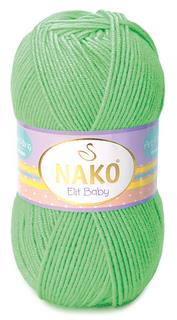 Nako Elit Baby El Örgü İpi Bebe Yünü 5956 Ökse Otu