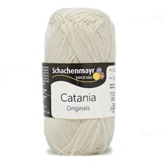Schachenmayr Catania Pamuk Amigurumi El Örgü İpi İpliği Yünü 130 Krem