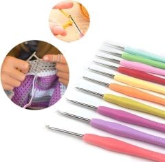 Elegantshop Silikon Saplı Yün Tığı