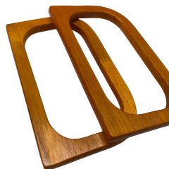 Elegant Ahşap Çanta Sapı Oval D Model 14 cm AH5