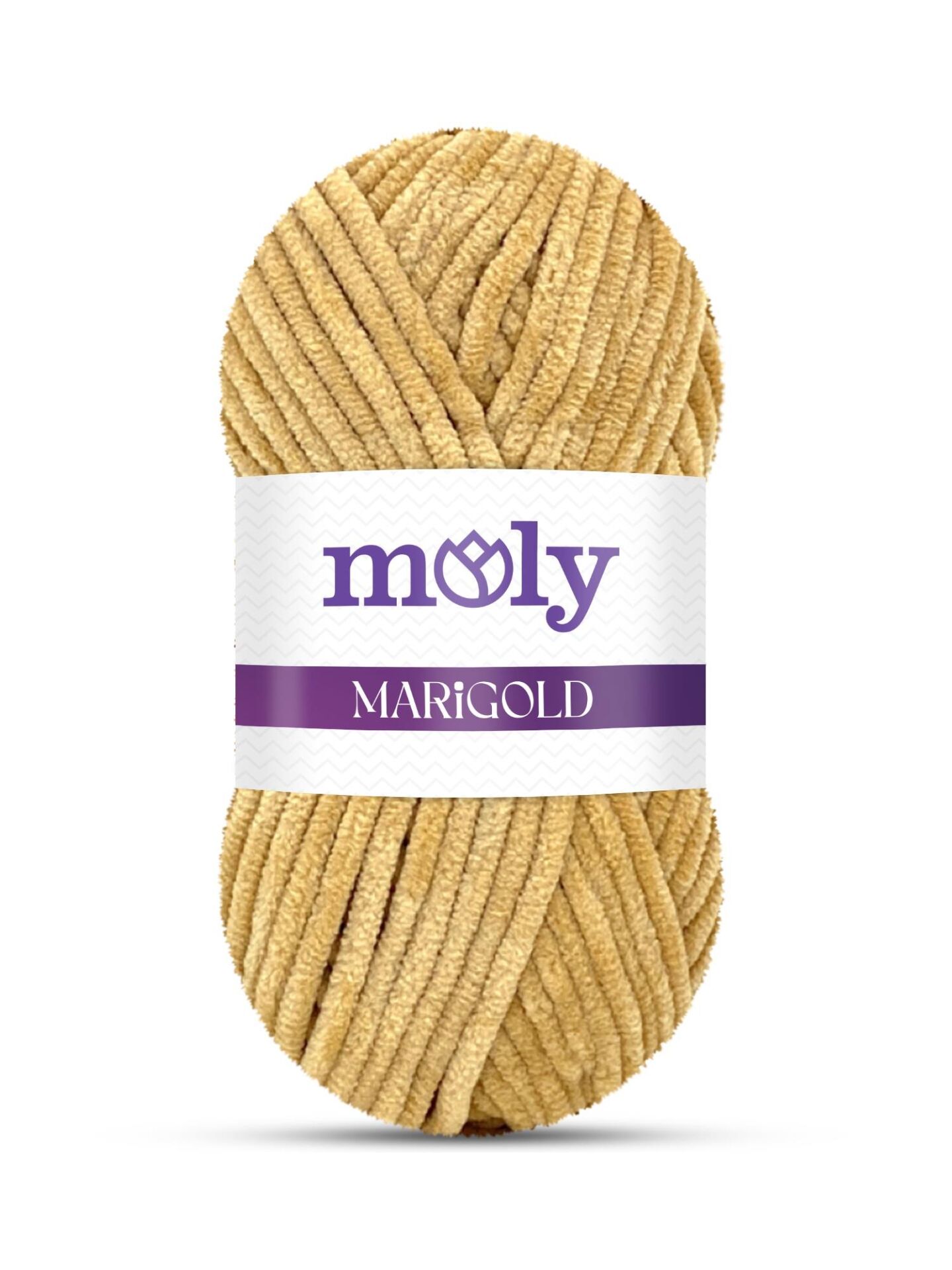 Moly Marigold Kadife El Örgü İpliği 100 gr 0931 Deve Tüyü