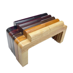 Bambu Ahşap Çanta Bursu 25 cm MB6