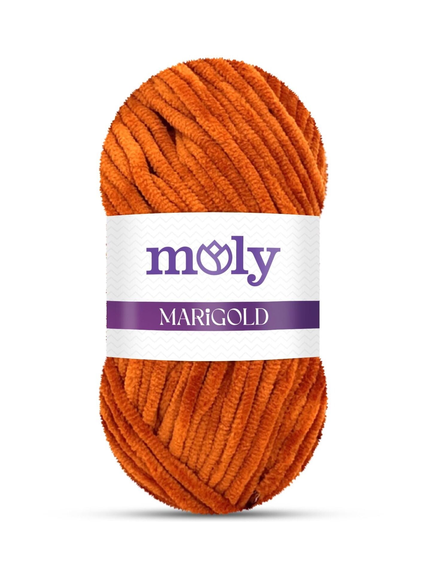 Moly Marigold Kadife El Örgü İpliği 100 gr 0933 Tarçın