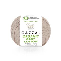 Gazzal Organic Baby Cotton El Örgü İpi 50gr 437 Koyu Havacı Mavi